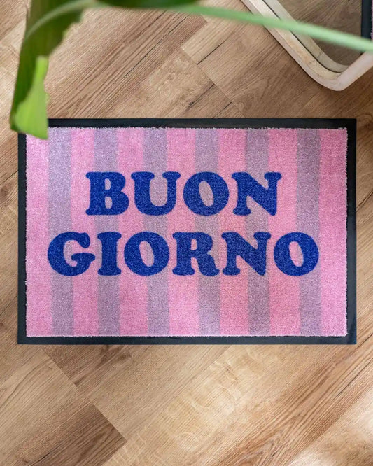 Matacama - Dein Onlineshop für Design Fußmatten - Lustige Fussabtreter - Waschbare Fußabstreifer - Buon Giorno