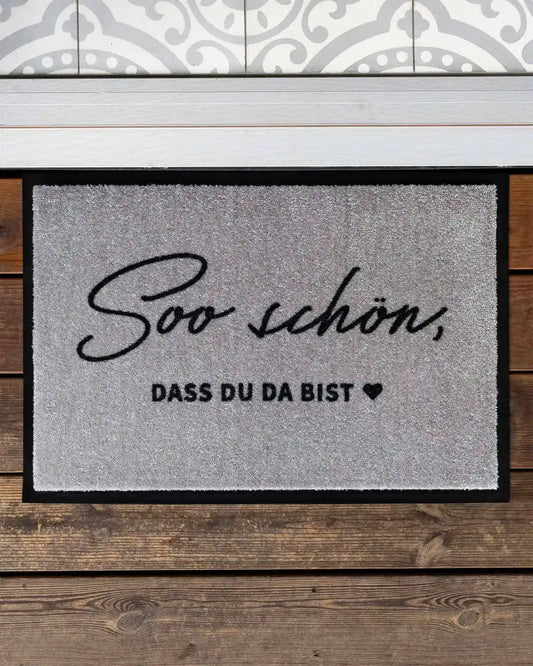 Matacama - Dein Onlineshop für Design Fußmatten - Lustige Fussabtreter - Waschbare Fußabstreifer - Soo schön, dass du da bist