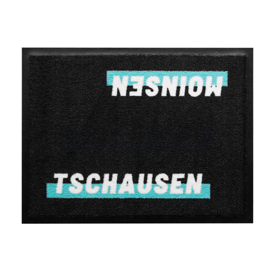 Matacama - Personalisierte Fussabtreter und Fussabstreifer - Lustiges Fussmatten Designs - Moinsen und Tschausen