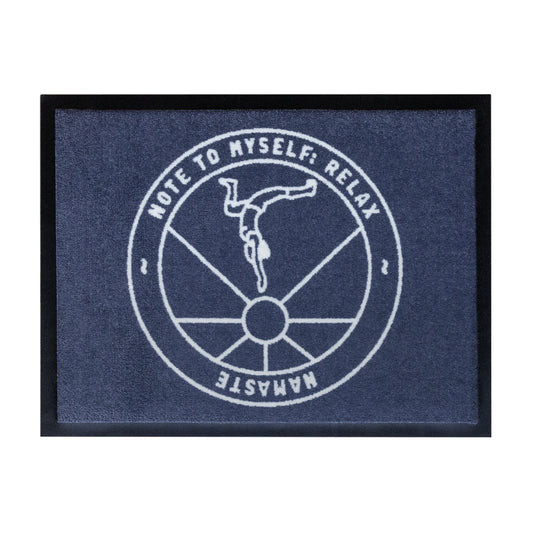 Matacama - Personalisierte Fussabtreter und Fussabstreifer - Lustiges Fussmatten Designs - Namaste