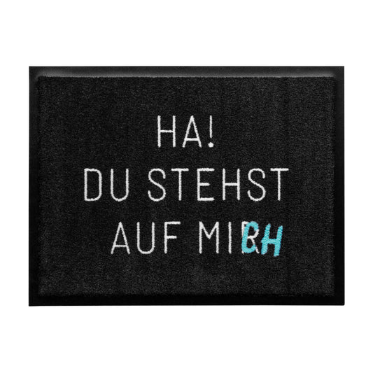 Matacama - Personalisierte Fussabtreter und Fussabstreifer - Lustiges Fussmatten Designs - Du stehst auf mich