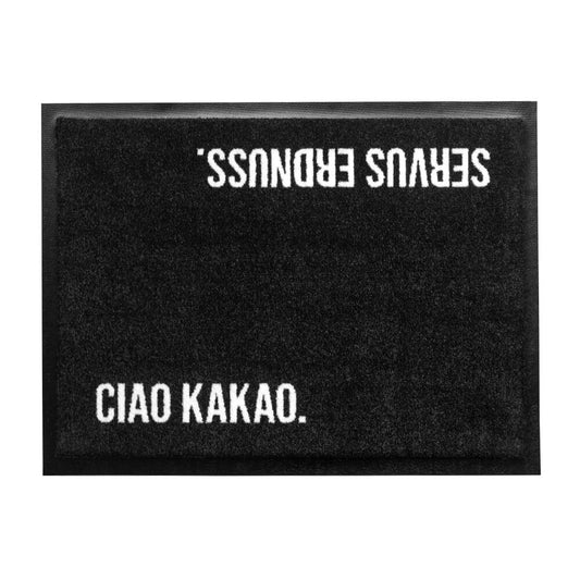 Matacama - Personalisierte Fussabtreter und Fussabstreifer - Lustiges Fussmatten Designs - Servus Erdnuss, Ciao Kakao