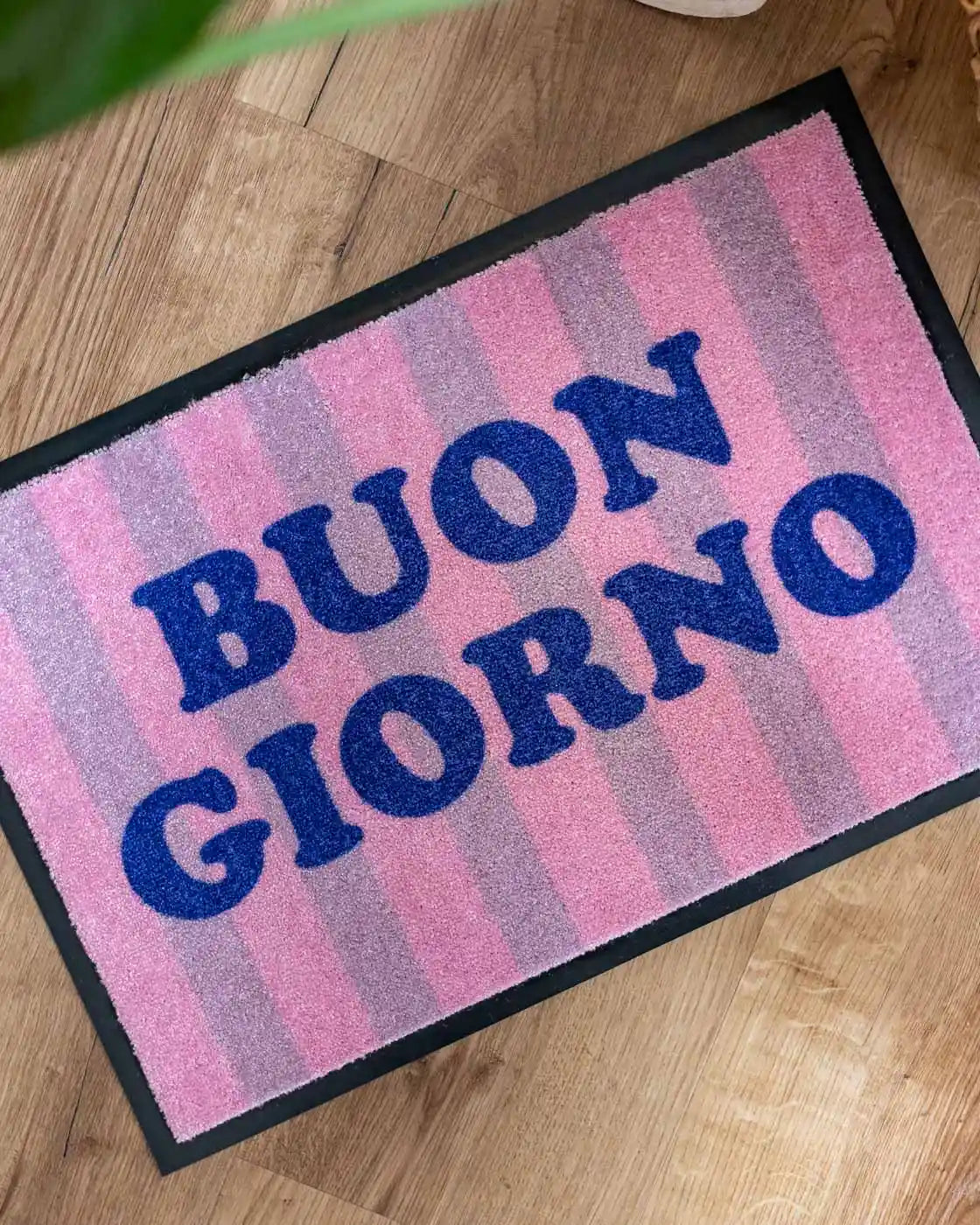 Matacama - Dein Onlineshop für Design Fußmatten - Lustige Fussabtreter - Waschbare Fußabstreifer - Buon Giorno
