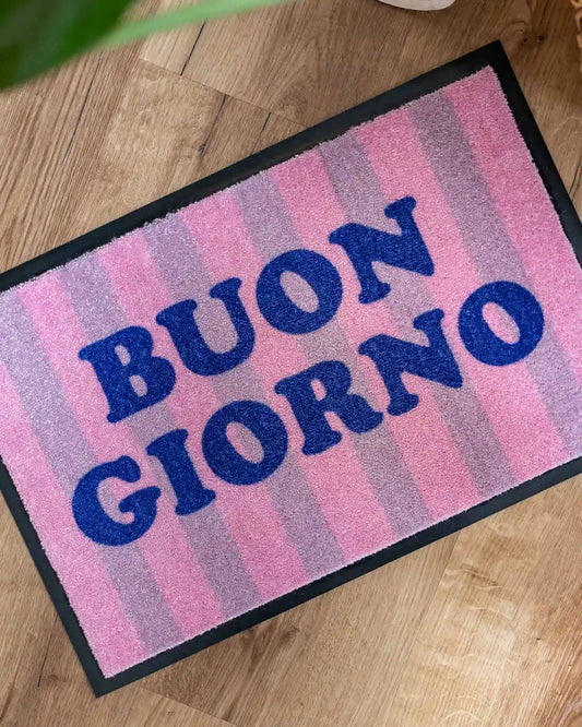 Matacama - Dein Onlineshop für Design Fußmatten - Lustige Fussabtreter - Waschbare Fußabstreifer - Buon Giorno