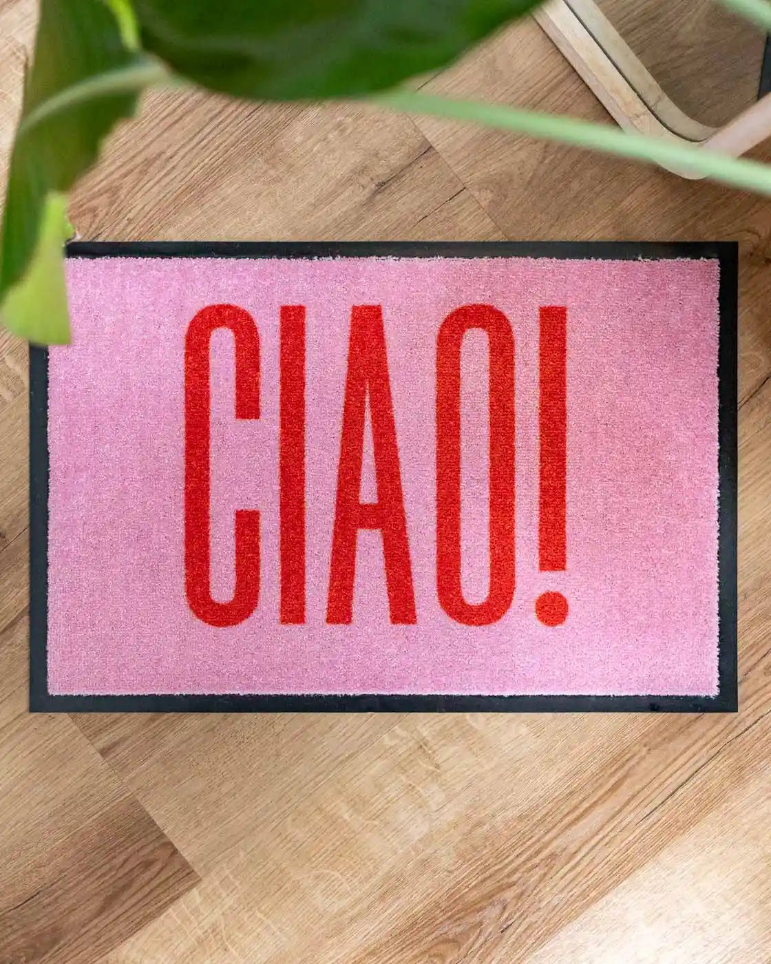 Matacama - Dein Onlineshop für Design Fußmatten - Lustige Fussabtreter - Waschbare Fußabstreifer - Ciao Pink