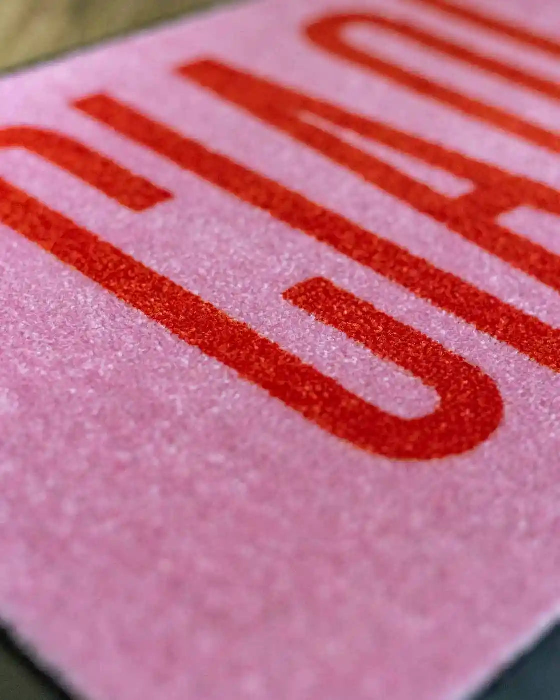 Matacama - Dein Onlineshop für Design Fußmatten - Lustige Fussabtreter - Waschbare Fußabstreifer - Ciao Pink