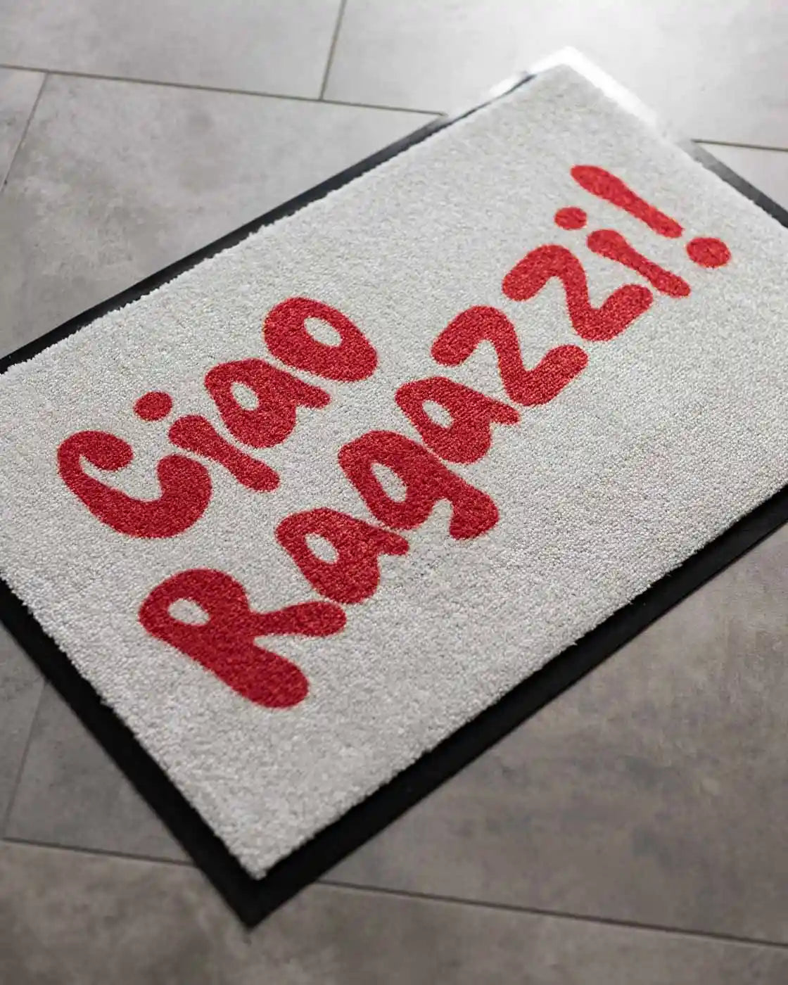 Matacama - Dein Onlineshop für Design Fußmatten - Lustige Fussabtreter - Waschbare Fußabstreifer - Ciao Ragazzi