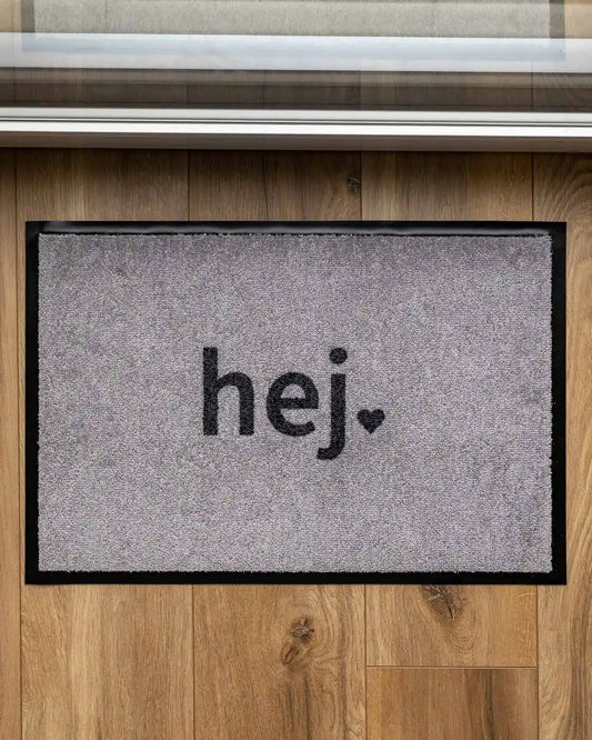 Matacama - Dein Onlineshop für Design Fußmatten - Lustige Fussabtreter - Waschbare Fußabstreifer -Hej