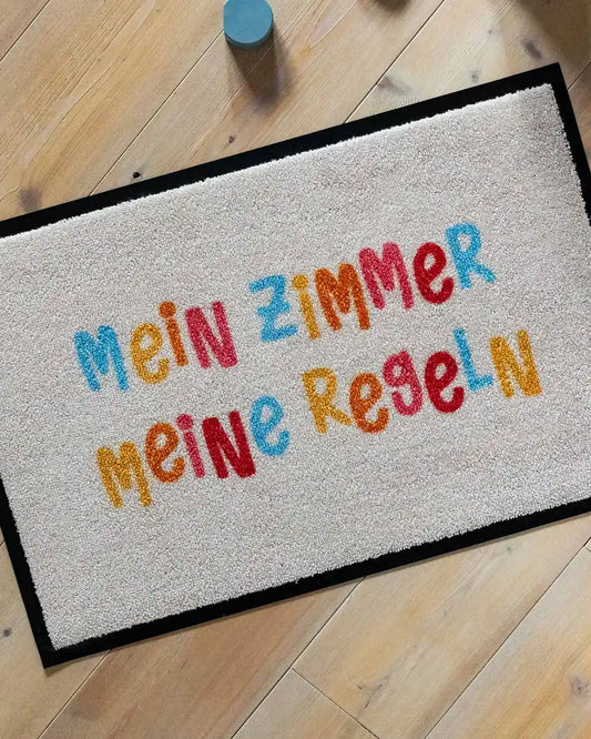 Matacama - Dein Onlineshop für Design Fußmatten - Lustige Fussabtreter - Waschbare Fußabstreifer -Mein Zimmer, meine Regeln