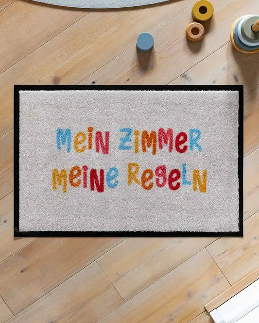 Matacama - Dein Onlineshop für Design Fußmatten - Lustige Fussabtreter - Waschbare Fußabstreifer -Mein Zimmer, meine Regeln