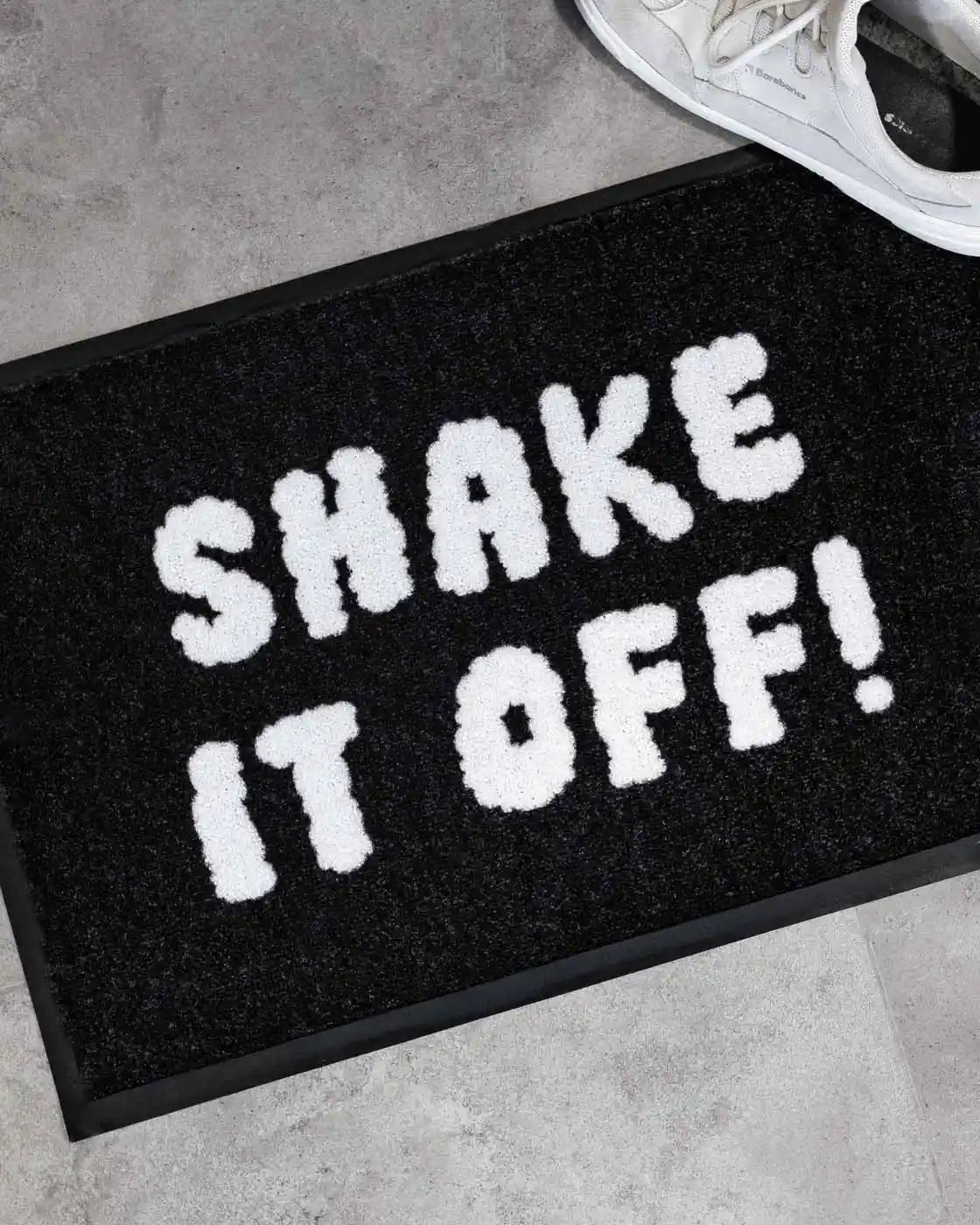 Matacama - Dein Onlineshop für Design Fußmatten - Lustige Fussabtreter - Waschbare Fußabstreifer - Shake it off